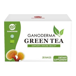 GANOHERB Reishi Mushroom Green Tea Bags 20 Tea Bags
