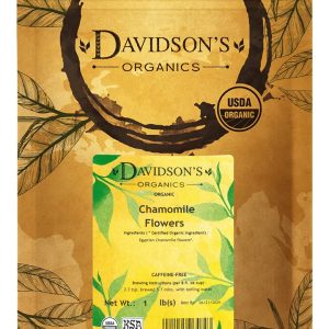 Davidson’s Organics Chamomile Flowers Loose Leaf Tea 16-Ounce Bag