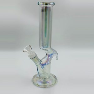 10″ Luminous Electroplated Glass Bong W/P Bubbler W/Ice Catcher