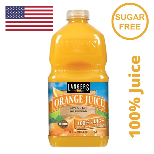 Langers Orange 100% Juice 1.89Liter - Image 2