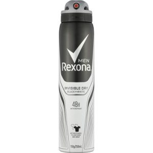 Rexona Men Invisible Dry Black + White Antiperspirant Deodorant – 250ml