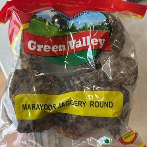 GREEN VALLEY MARAYOOR JAGGERY ROUND 1KG