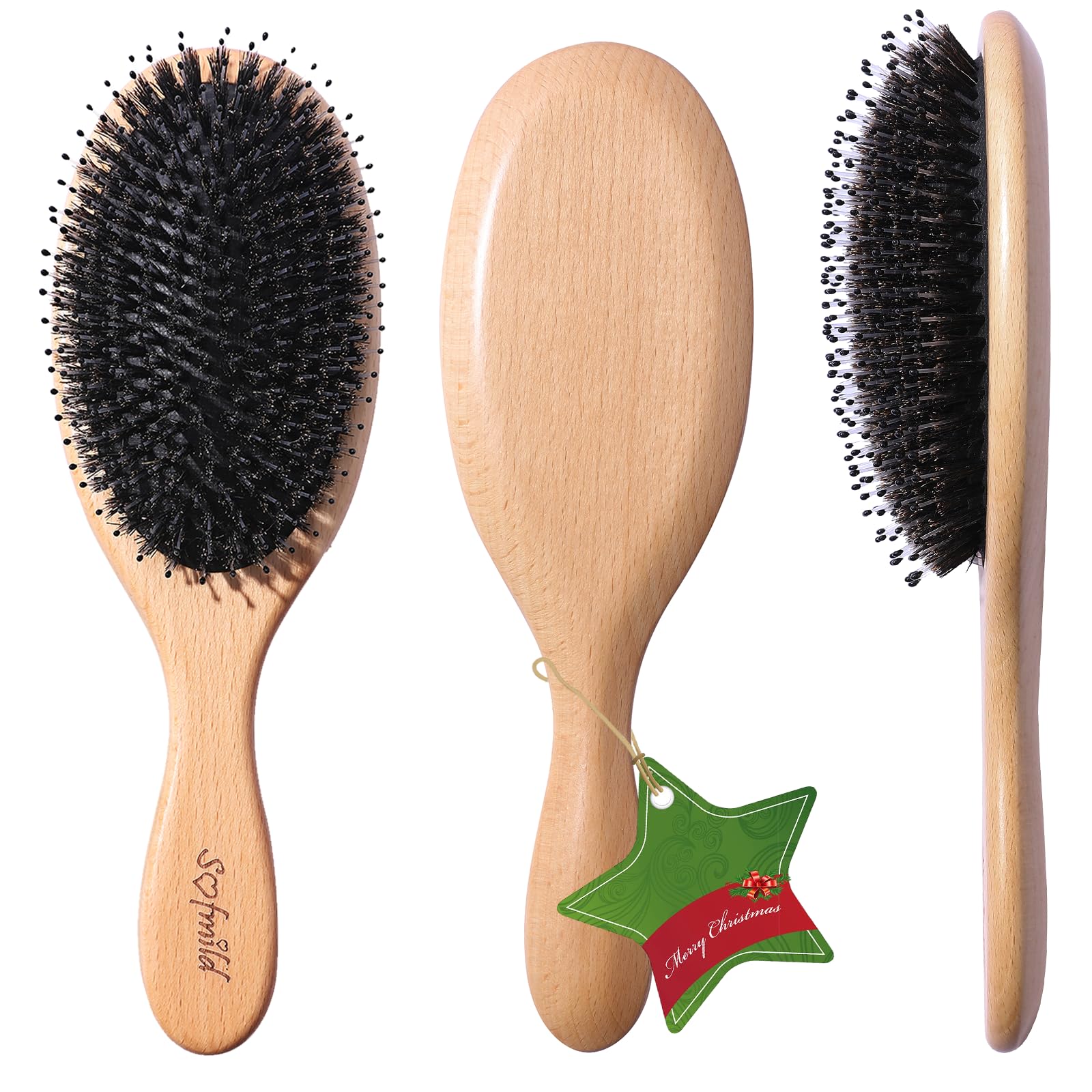 Metro long bristle Hair Brush 12ct/pk - Image 2