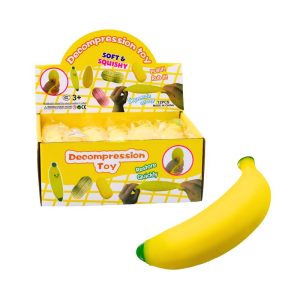 Decompression Toy Squishy Banana 12ct Box