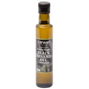 Carwari Organic Black Sesame Oil Ext Virgin 250ml **