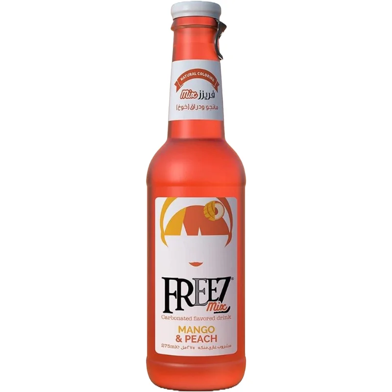 Freez Mix Mango-Peach Soda 275ml - Image 2