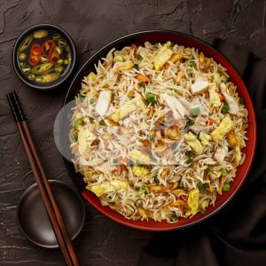 Chicken Burnt Garlic Rice_293