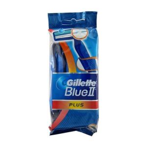 Gillette Blue II Plus Razor (Pack of 5)