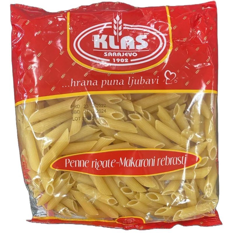 Klas Penne Rigate Pasta 400gr - Image 2