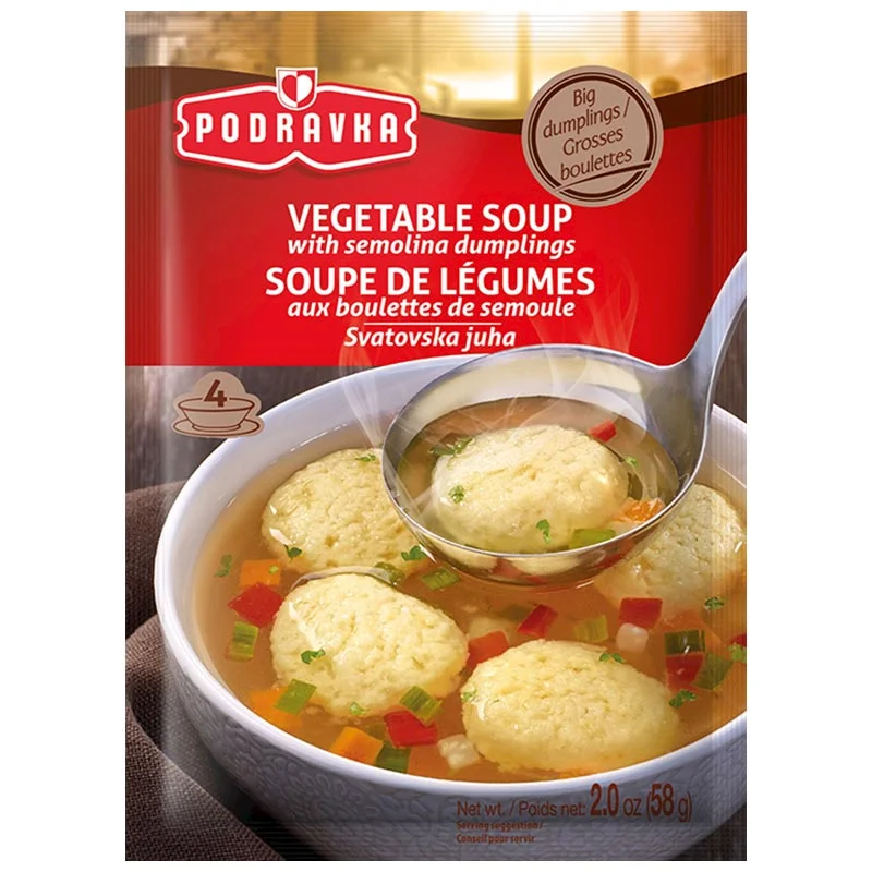 Podravka Semolina Dumplings Soup 58gr - Image 2