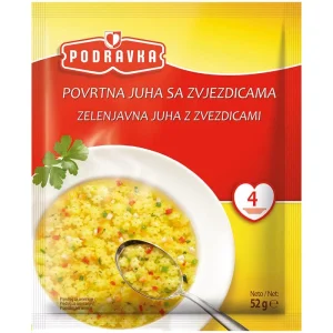 Podravka Vegetable Soup with Pasta Stars 52gr