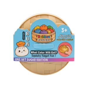 Rainbow Mystery Squishy Bun 12ct Box