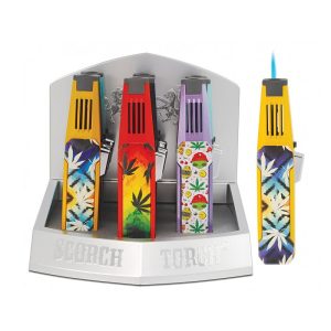 Scorch #61663 Torch Turbo Pencil W/Hold Button/Asst Designs 7 Colors 9ct