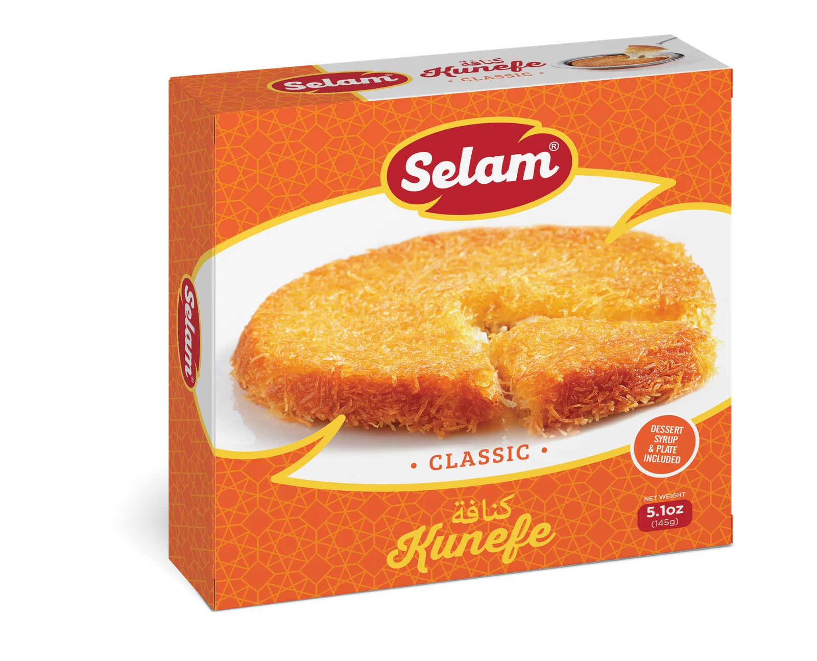 SELAM Classic Kunefe with Syrup, 5.1oz (145g) - Image 2