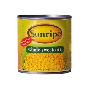 Sunripe Whole Sweetcorn (185G)