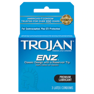 Trojan Enz Light Blue Regular 6ct
