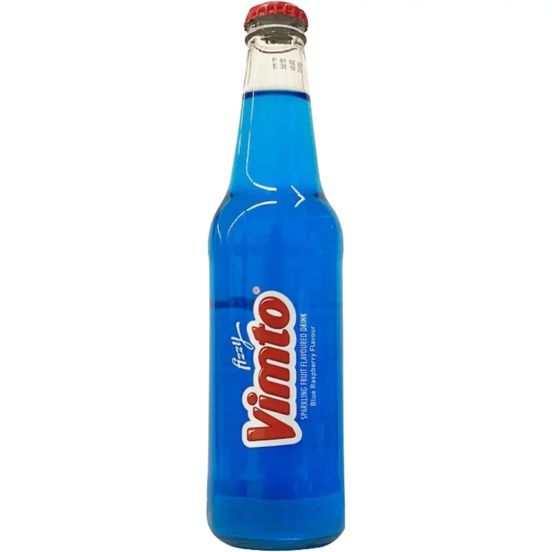 Vimto Fizzy Sparkling Fruit Drink with Blue Raspberry 330ml