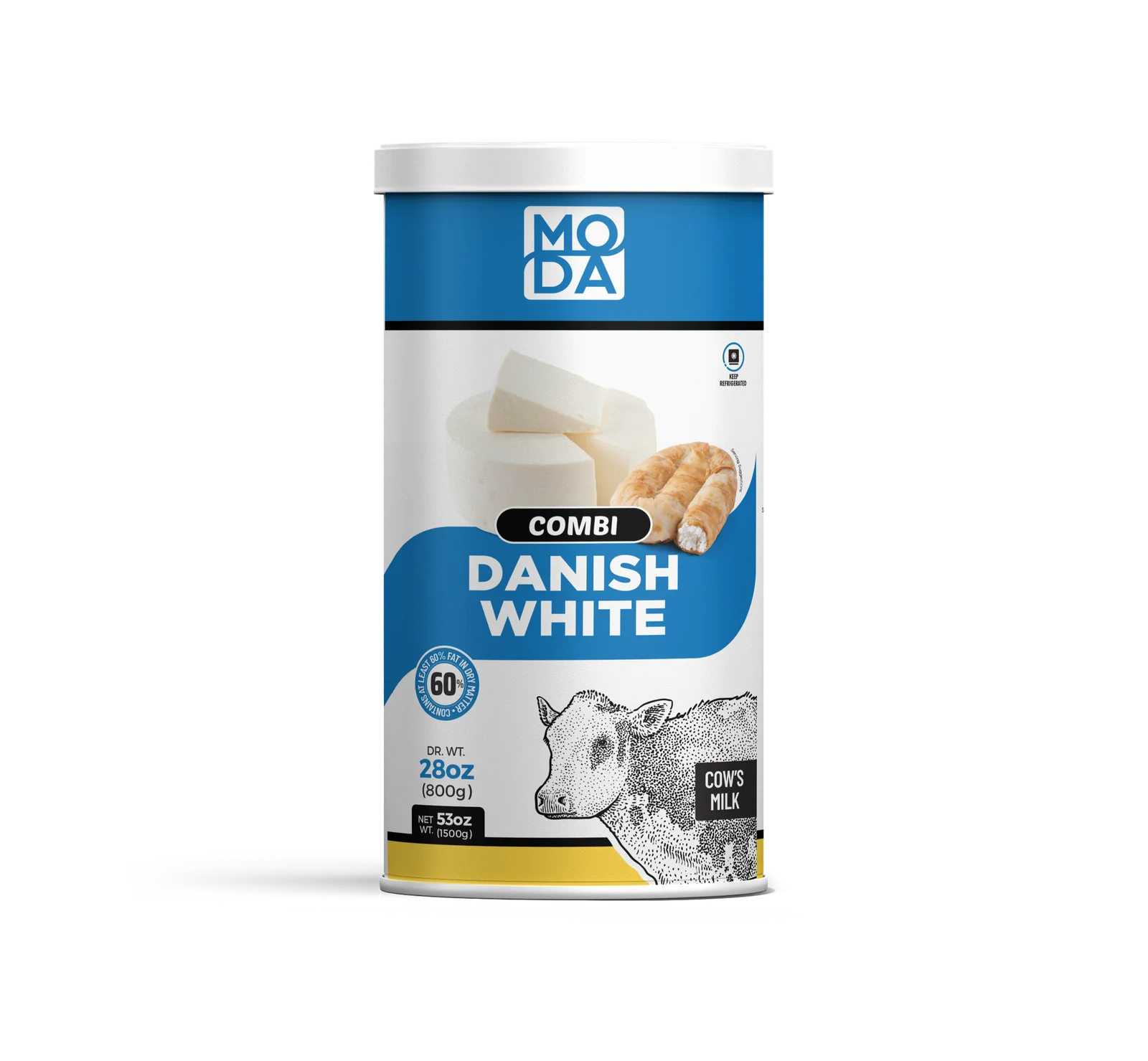 Moda Combi Danish White Cheese 28oz (800g) - Image 2