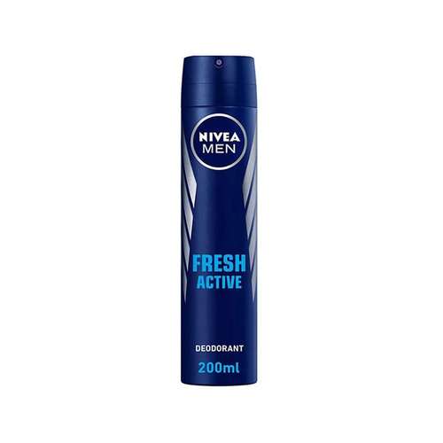 Nivea Men Spray Fresh Active Anti-Perspirant Body Spray (200mL) - Image 2