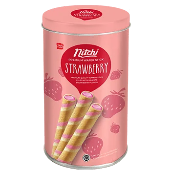 Nitchi Strawberry Wafer Rolls 330gm