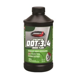 Johnsen’s Brake Fluid Dot-3&4 12oz/1ct
