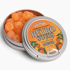 Retro Sours Tangerine 8 Tins Tray
