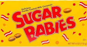 Sugar Babies Soft Milk Caramels 12 Count 5 Ounce Theater Box