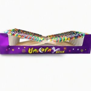 Unicorn Pop Rainbow Lollipop Twirl Display 1.5 oz 12ct