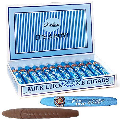 Madelaine Chocolate It’s A Boy Milk Chocolate Cigars, Box of 24 - Image 2