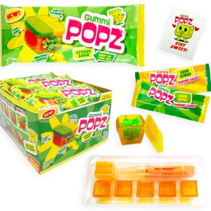 Gummi Popz Sour Citrus Gummy Popping Candy Kits 1.8oz 12ct