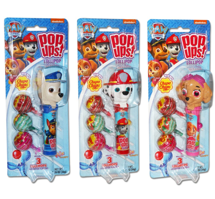 Flix Chupa Chup Paw Patrol Pop Ups Lollipop 6 ct Tray - Image 2