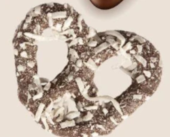 Asher Dark Chocolate Pretzel With Shredded Coconut 6 POUND BOX 93 PIECES - Image 2