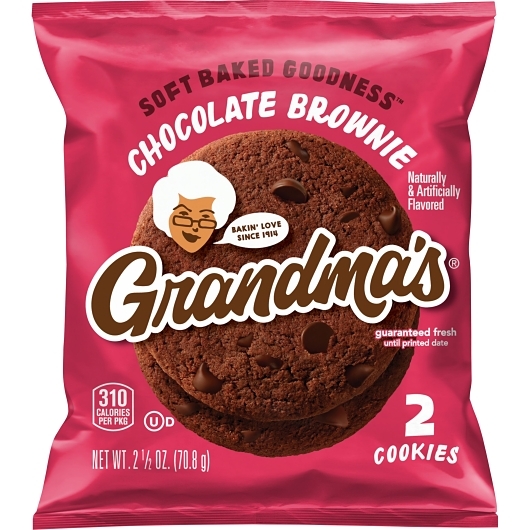 Grandma’s Soft Baked Chocolate Brownie Cookies 2 pack 30ct