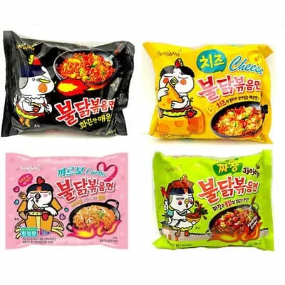 Samyang single pack noodles 140gm 4pcs - Image 2