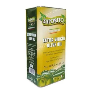 Saporito Extra Virgin Olive Oil 5 Liter ( Tin)