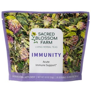 Immunity Herbal Tea Sacred Blossom Farm 1.9 oz. Caffeine Free Loose Leaf Tisane