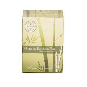 Organic Bamboo Leaf Tea Bags 30 Teabags for Hair Growth Skin and Nails